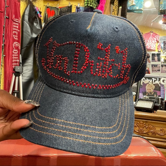 Von Dutch Denim Trucker Hat 